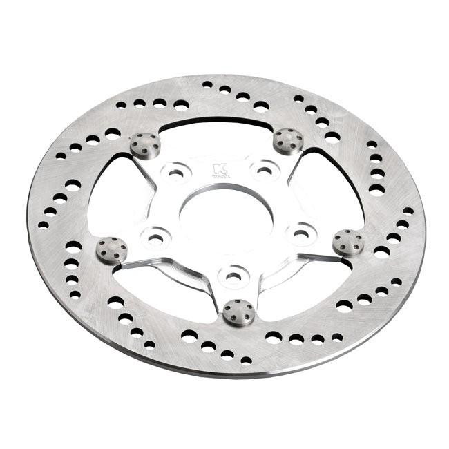 Kustom Tech Stainless Front Brake Disc for Harley 84-99 Big Twin (8.5") / Front Right / Polished