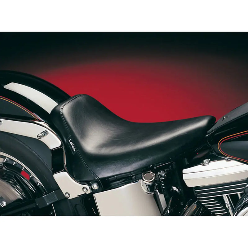 Le Pera Bare Bones Gel Solo Seat for Harley 84-99 Softail / Black  - Customhoj