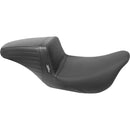 Le Pera KickFlip Seat for Harley 08-25 Touring (excl. 23-25 CVO; 24-25 Road Glide / Street Glide) / Basketweave Black  - Customhoj