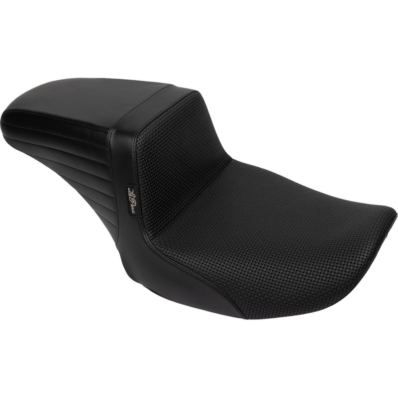Le Pera KickFlip Seat for Harley 23-25 Touring CVO Road Glide / CVO Street Glide / Basketweave Black  - Customhoj