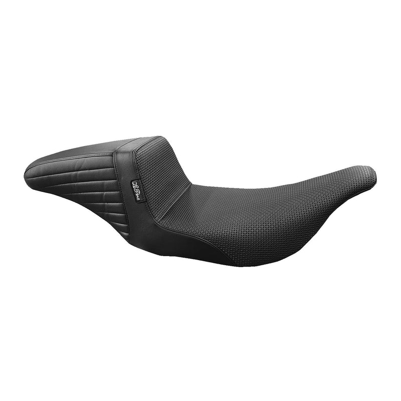 Le Pera KickFlip Seat for Harley 97-07 Touring Electra Glide / Road Glide / Basketweave Black  - Customhoj
