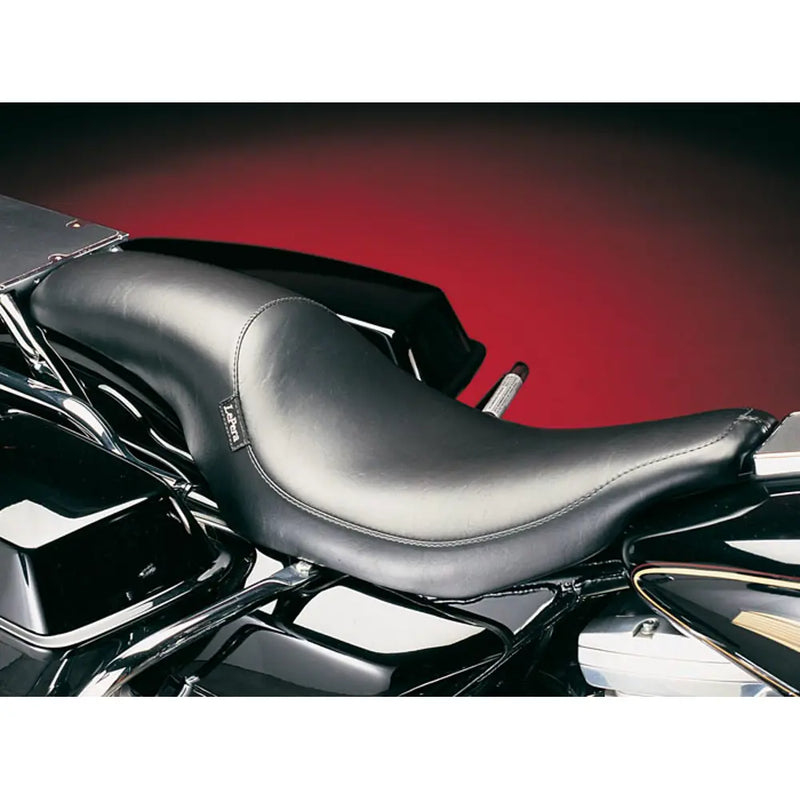 Le Pera Silhouette Full Lenght Seat for Harley 02-07 Touring Electra Glide / Road Glide / Black  - Customhoj