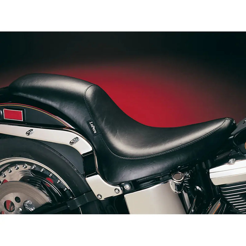 Le Pera Silhouette Full Lenght Seat for Harley 84-99 Softail / Black  - Customhoj