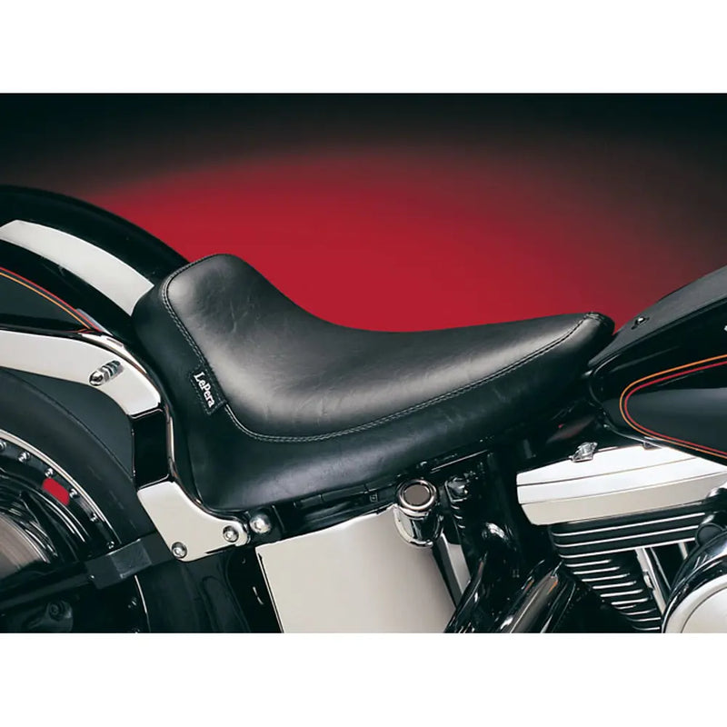 Le Pera Silhouette Solo Seat for Harley 08-17 Softail Heritage / Deluxe / Black  - Customhoj