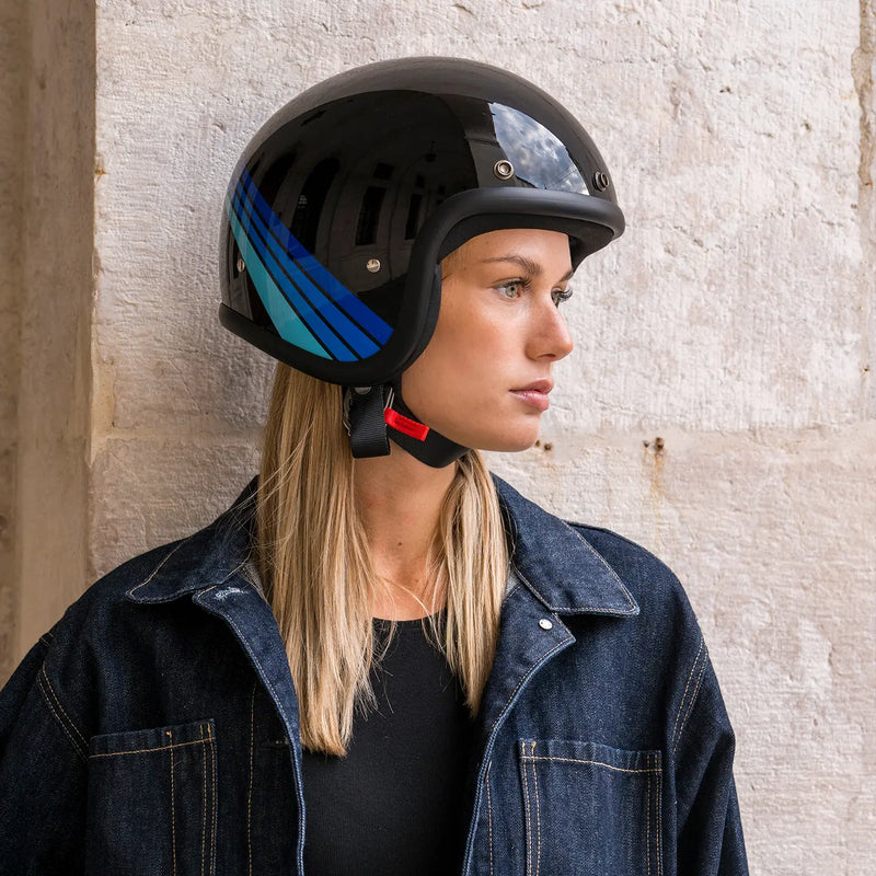 DMD Retro Custom Open Motorradhelm