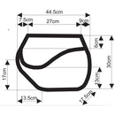 Longride Model 154 Click-On 38L Motorcycle Saddlebag Set  - Customhoj
