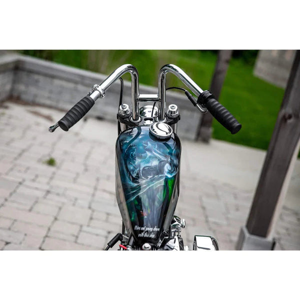 fahrradlenker chopper Lowbrow Customs Schmale Hasenohren Motorradlenker