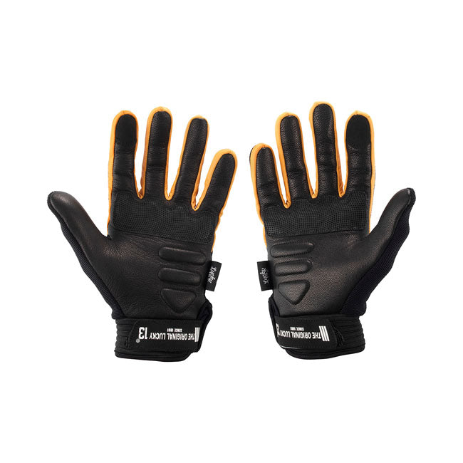 handschuhe pirat Lucky 13 Piratentotenkopf Motorradhandschuhe