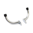 MCS Saddlebag Guard Delete Support Brackets for Harley 93-08 Touring Road King / Electra Glide (Replaces OEM: 49149-09 / 90781-09) / Chrome  - Customhoj