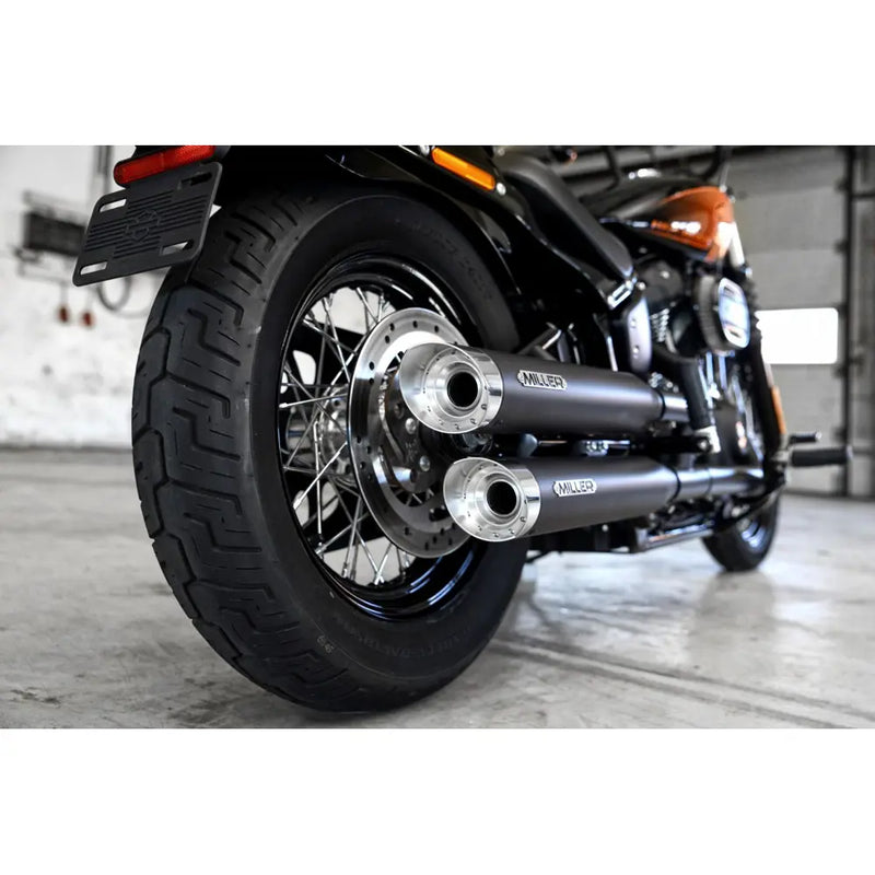 Miller Destiny Euro 5 Slip-On Mufflers for Harley  - Customhoj