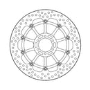 Moto-Master Brake Disc Aprilia RSV 4 1000 RF 17-18 Moto-Master Halo Front Left Brake Disc for Aprilia Customhoj