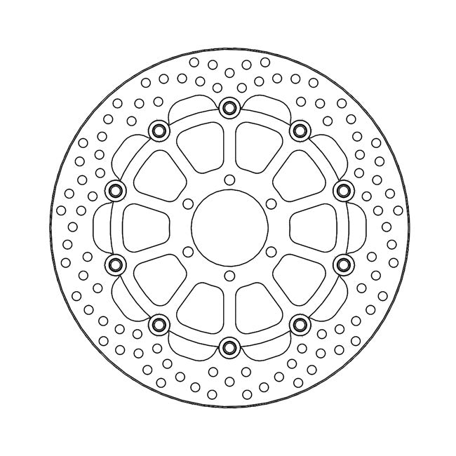 Moto-Master Brake Disc Ducati Monster 620 2006 Moto-Master Halo Front Right Brake Disc for Ducati Customhoj