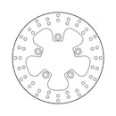 Moto-Master Brake Disc Suzuki Bandit 1200 95-05 Moto-Master Halo Rear Brake Disc for Suzuki Customhoj