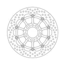 Moto-Master Brake Disc Suzuki GSX 1200 99-01 Moto-Master Halo Front Left Brake Disc for Suzuki Customhoj