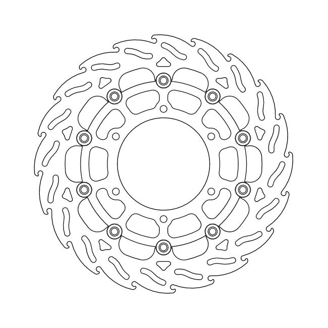 Moto-Master Brake Disc Suzuki GSX-S 1000 (ABS) 15-22 Moto-Master Flame Front Right Brake Disc for Suzuki Customhoj