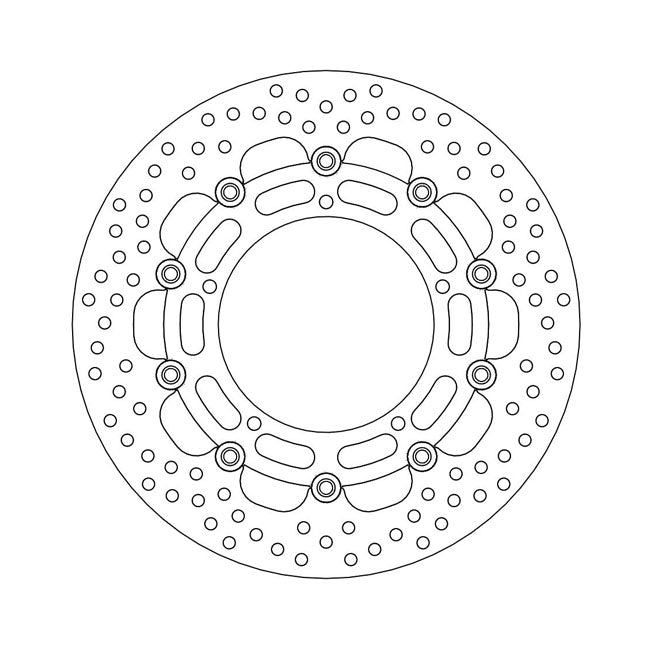 Moto-Master Brake Disc Yamaha Fazer 800 10-16 Moto-Master Halo Front Left Brake Disc for Yamaha Customhoj