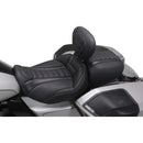 Mustang Deluxe Touring Passenger Seat for Harley  - Customhoj