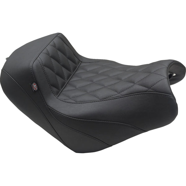 Mustang Squareback / Fastback Solo Seat for Kawasaki 14-25 Vulcan S EN650 / Diamond  - Customhoj