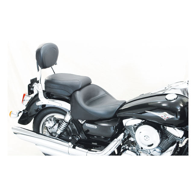 Mustang Standard Touring 2-Up Seat for Kawasaki 03-08 Vulcan 1600 Classic / Nomad / Plain / Without backrest  - Customhoj