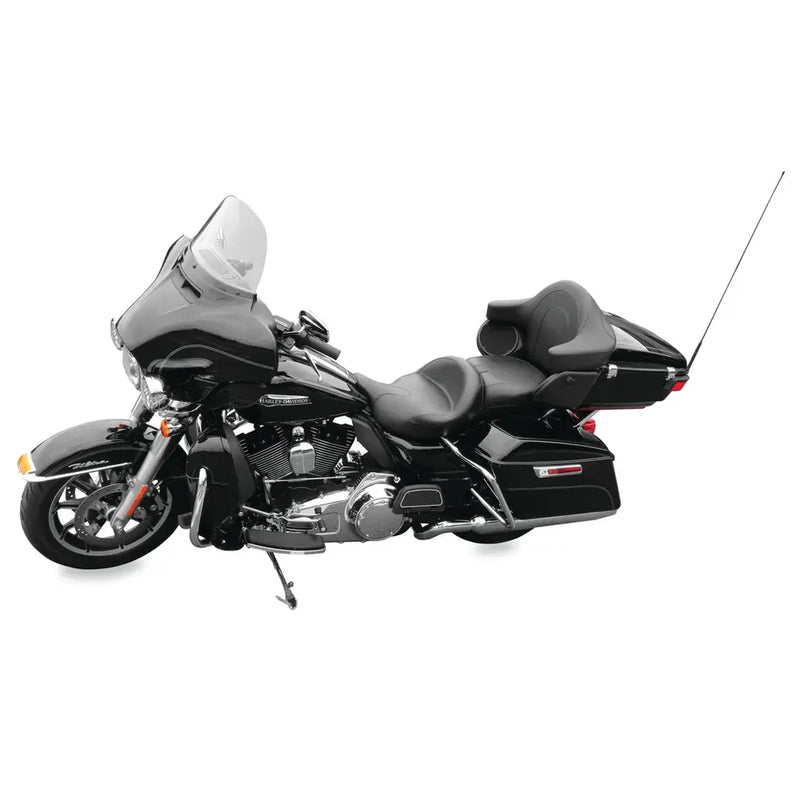 Mustang Summit King Tour-Pak Backrest for Harley 08-25 Touring (excl. 23-25 CVO; 24-25 Road Glide / Street Glide)  - Customhoj