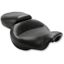 Mustang Wide Touring 2-Up Seat for Harley 06-17 Dyna (excl. 14-17 Fat Bob) / Plain  - Customhoj