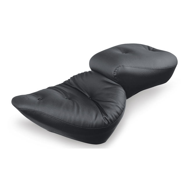 Mustang Wide Touring 2-Up Seat for Harley 08-17 Softail Heritage / Deluxe / Regal  - Customhoj