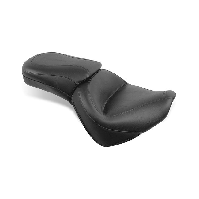Mustang Wide Touring 2-Up Seat for Honda 10-16 VT 1300 Sabre / Interstate / Stateline / Plain / Without backrest  - Customhoj