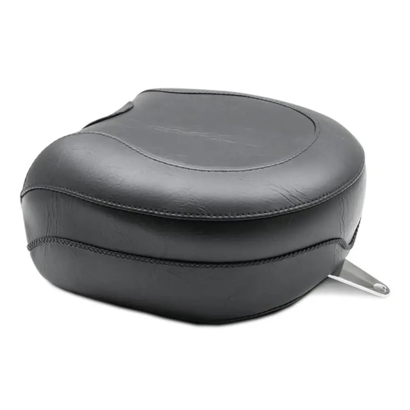 Mustang Wide Touring Passenger Seat for Harley 04-22 XL Sportster / Plain / Black / Recessed  - Customhoj