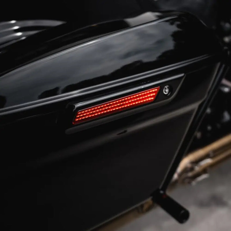 Custom Dynamics LED-Leuchten mit doppeltem Lichtintensitätsregler für Satteltaschenverschlüsse für Harley