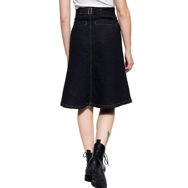 Queen Kerosin Biker Pencil Skirt  - Customhoj