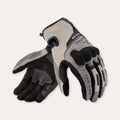 REV'IT! Cavern Motorcycle Gloves Light Grey/Black / S  - Customhoj