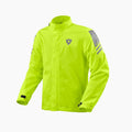 REV'IT! Cyclone 4 H2O Motorcycle Rain Jacket Neon Yellow / XS