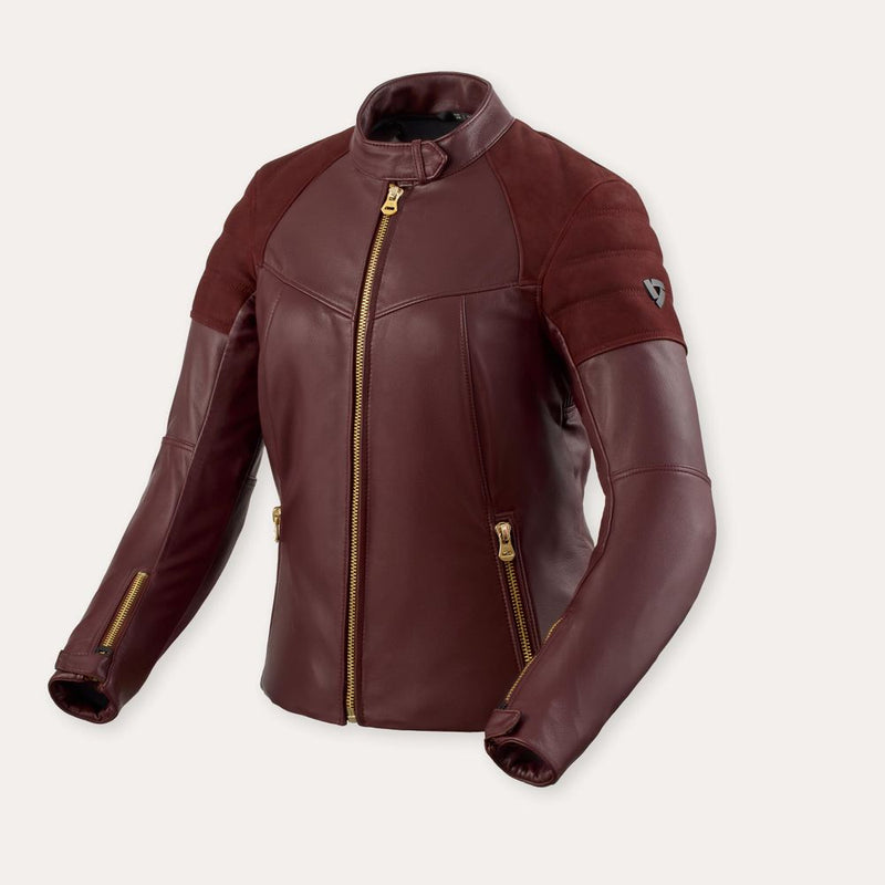 REV'IT! London Ladies Motorcycle Jacket Aubergine / 36  - Customhoj