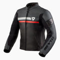 REV'IT! Mile Motorcycle Jacket Black/Red / 46