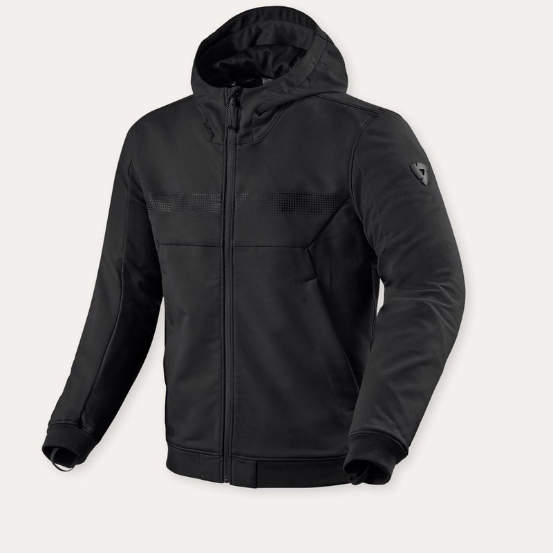 REV'IT! Parabolica 2 Motorcycle Hoodie Black / XS  - Customhoj