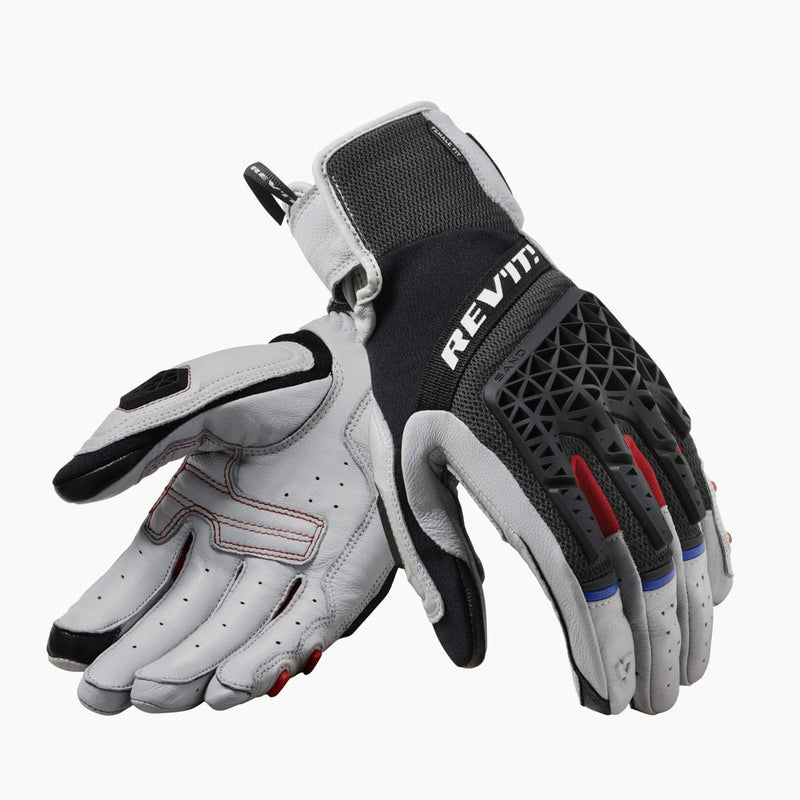 REV'IT! Sand 4 Ladies Motorcycle Gloves Light Grey/Black / XS