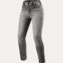 REV'IT! Shelby 3 Skinny Ladies Motorcycle Jeans Medium Grey Used / 26 / 30  - Customhoj