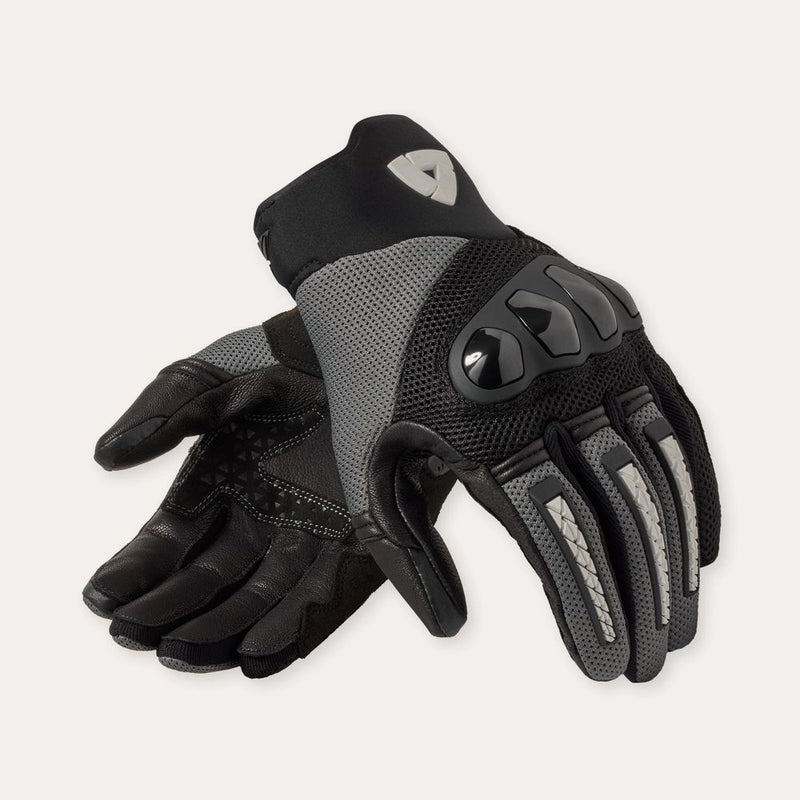 REV'IT! Speedart Air Motorcycle Gloves Black/Grey / 3XL  - Customhoj