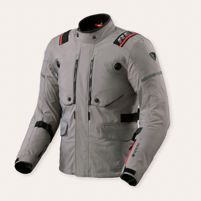 REV'IT! Vertical GTX Motorcycle Jacket Dark Grey / 3XL  - Customhoj