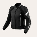 REV'IT! Xena 4 Ladies Motorcycle Jacket Black/White / 34  - Customhoj