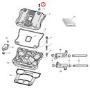 Rocker Box Parts Diagram Exploded View for 04-22 Harley Sportster 1) 04-22 XL. Rocker box bolt kit, chrome allen.