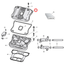 Rocker Box Parts Diagram Exploded View for 04-22 Harley Sportster 3) 04-22 XL. Chrome rocker box cover, upper & lower kit incl. Internals and hardware (with L07-21 gasket style, retro fits to 04-06 XL models.)
