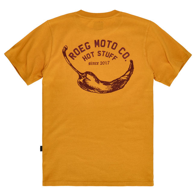 Roeg Pepper T-Shirt Ochre / S  - Customhoj