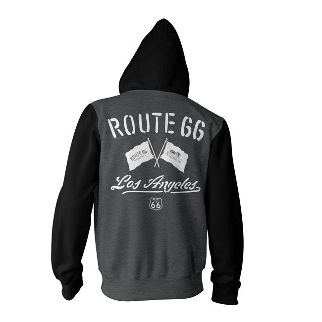 Route 66 Los Angeles Varsity Zip Hoodie