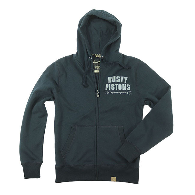 Rusty Pistons Riggins Zip Hoodie Blue / S