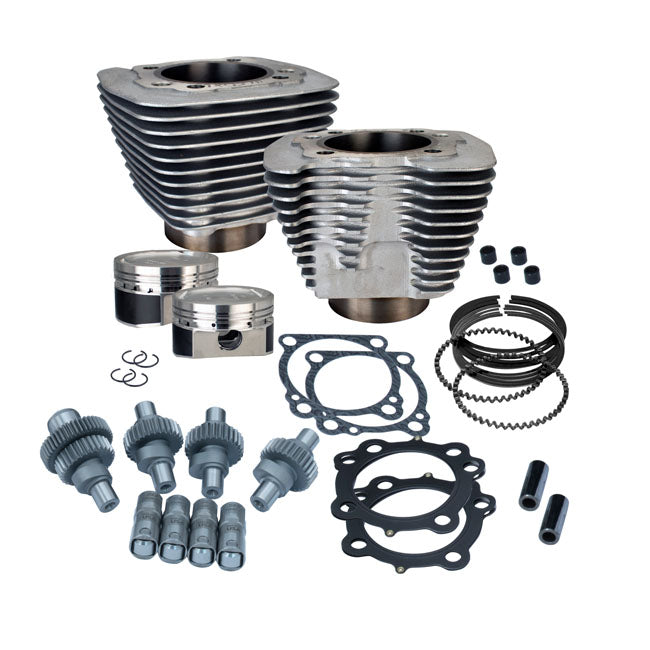 S&S Sportster 1200cc Hooligan Power Package for Harley 00-22 XL Sportster with 883cc engine / Silver