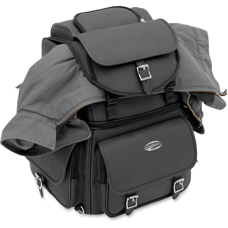 Saddlemen BR3400EX Back Seat / Sissy Bar Motorcycle Bag  - Customhoj