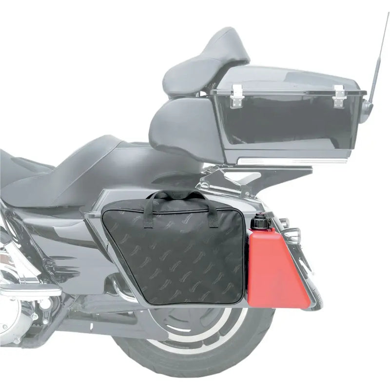 Saddlemen Cube Hard Saddlebag Liner for Harley 93-13 Touring (with room for Reda gas can)  - Customhoj