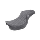 Saddlemen Pro SDC Performance Gripper Lattice Stitch Seat for Harley 06-17 Dyna / Without backrest / Black  - Customhoj
