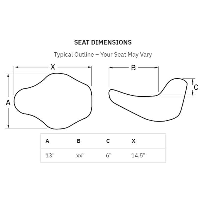 Saddlemen Renegade Low Solo Motorcycle Seat for Harley